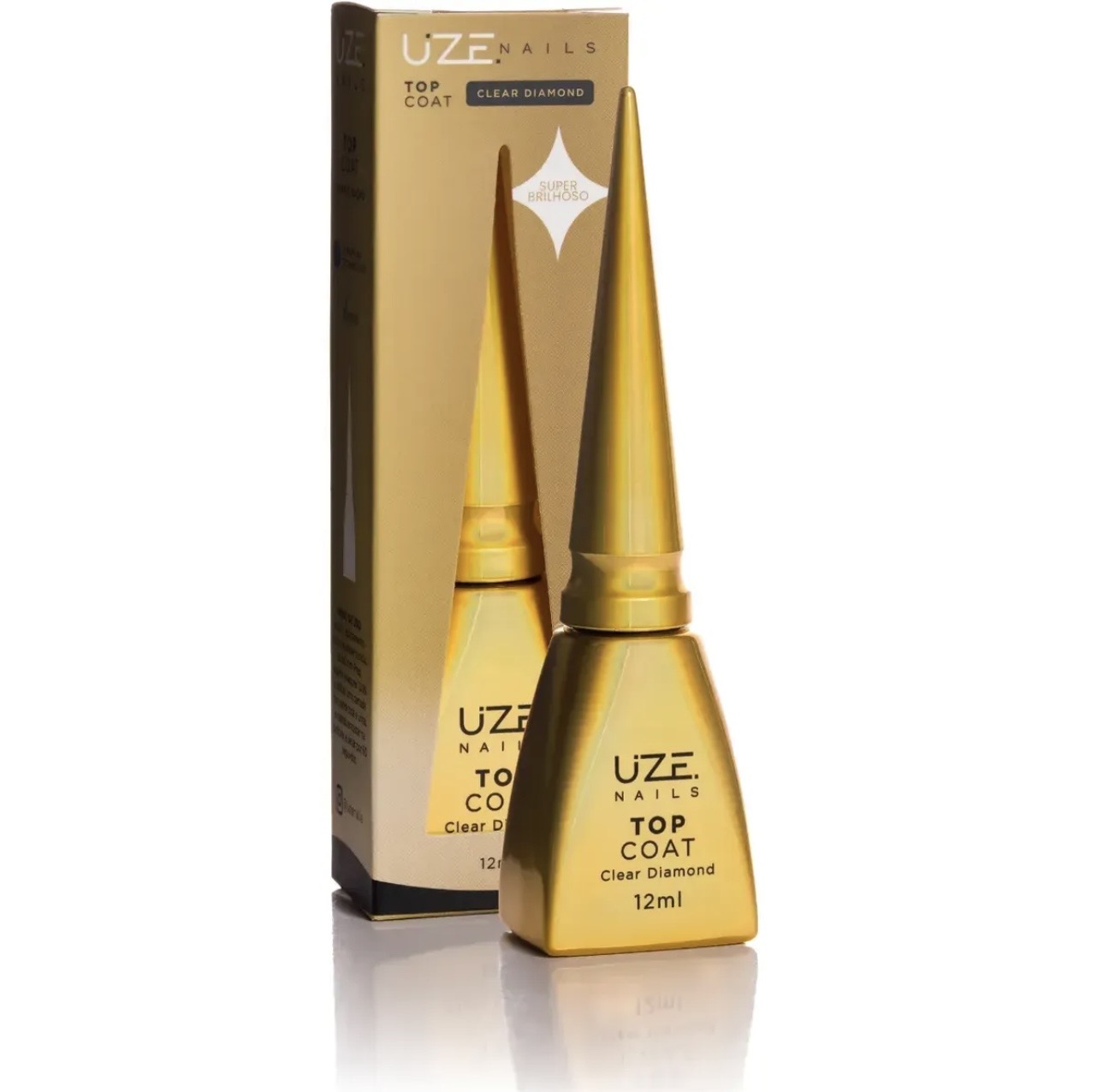 Top Coat Uze Nails Clear Diamond 12ml
